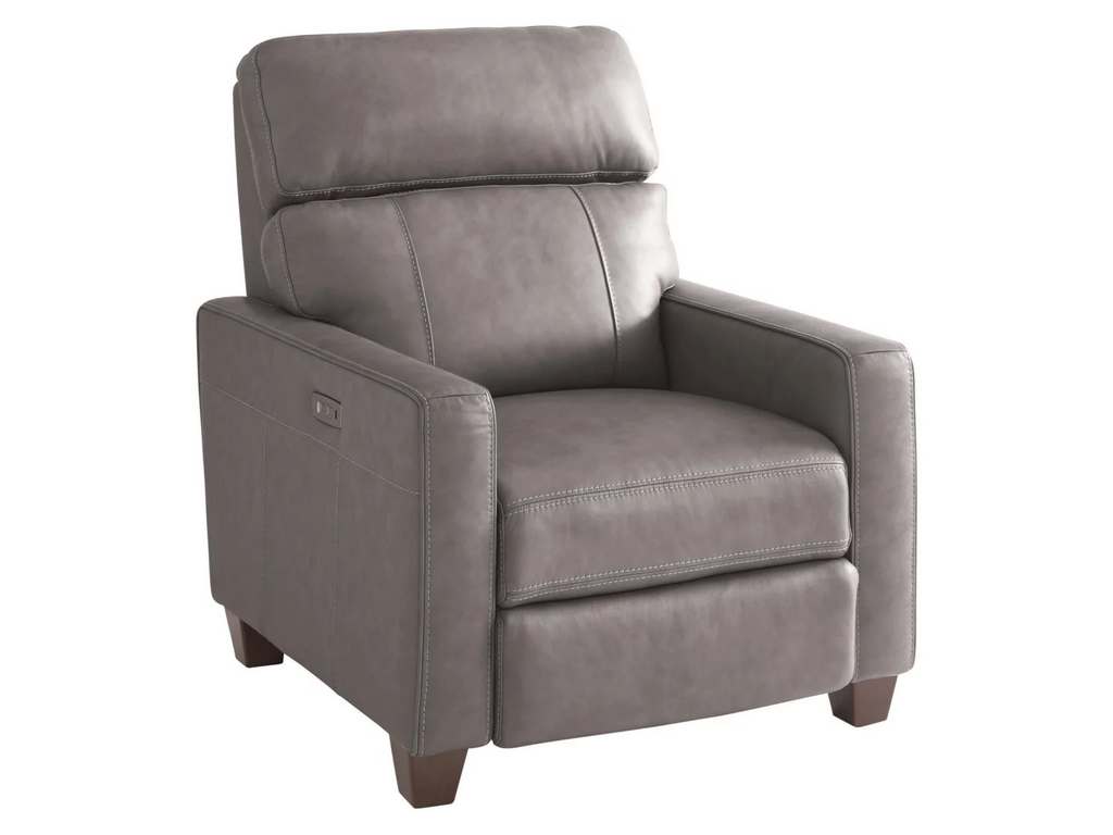 Club Level By Bassett 3742-P0S Tompkins Leather Recliner