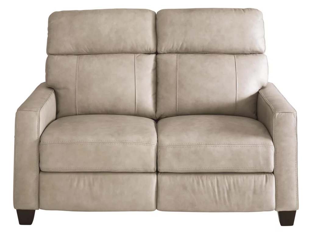 Club Level By Bassett 3742-P42A Tompkins Leather Reclining Loveseat