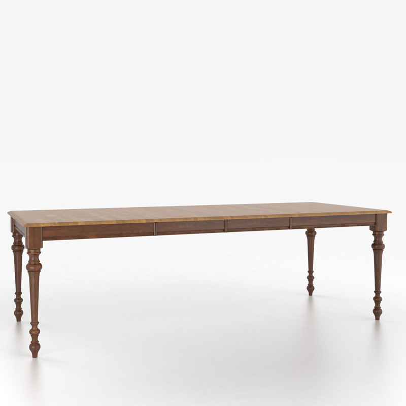Canadel TRE3868LA-2 High Style Classic Traditional Transitional Rectangular table with legs
