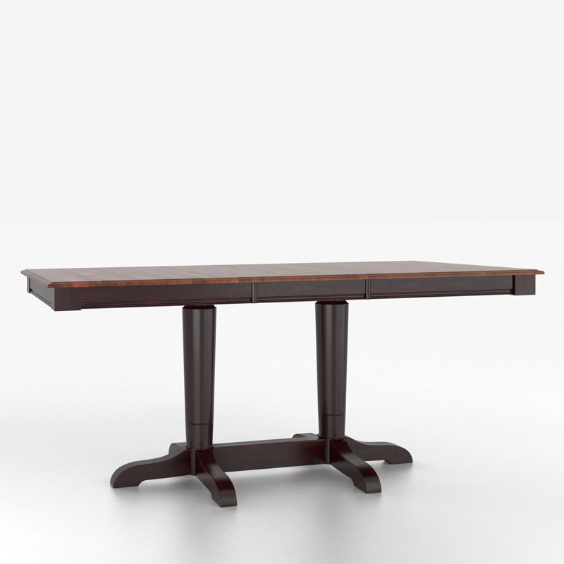 Canadel TRE3868YL-1 High Style Classic Traditional Transitional Rectangular table with pedestal
