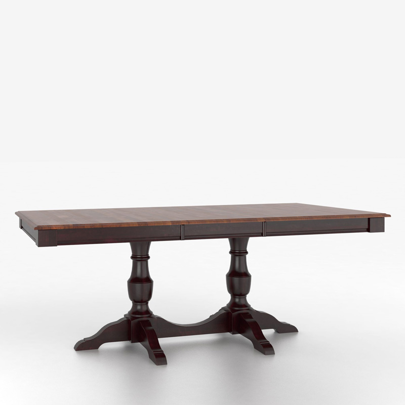 Canadel TRE3868XP-1 High Style Classic Traditional Transitional Rectangular table with pedestal