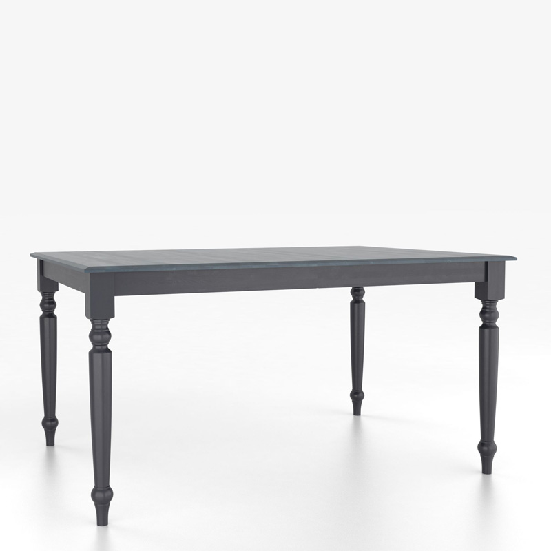 Canadel TRE4868AL-F High Style Classic Traditional Transitional Rectangular table with legs