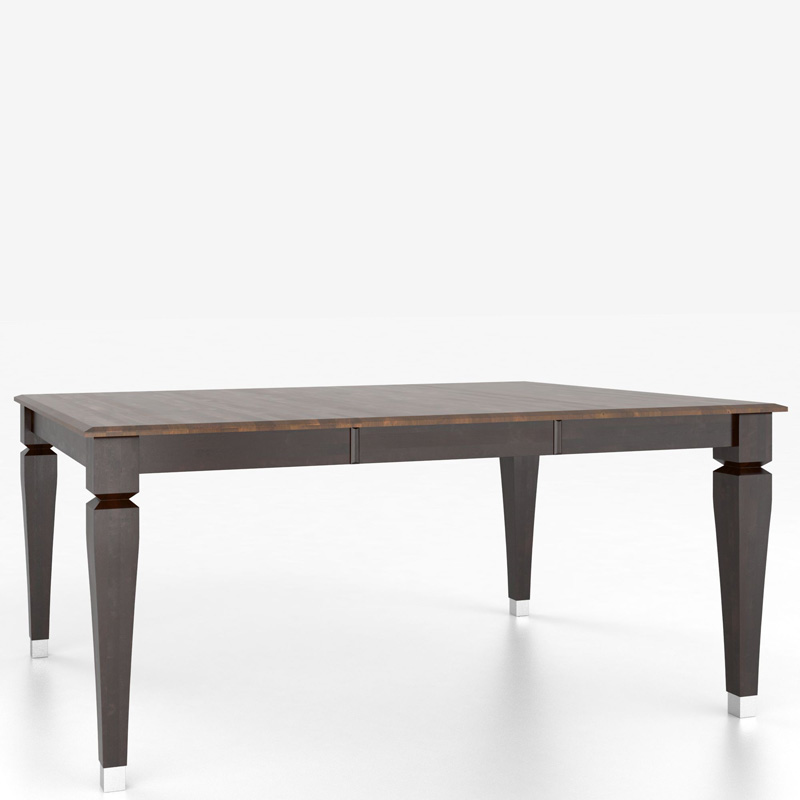 Canadel TSQ4848II-1 Custom Dining Classic Traditional Transitional Square table with legs