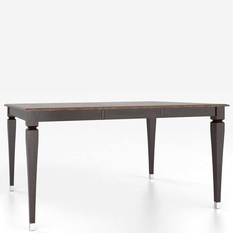 Canadel TSQ4848IL-1 Custom Dining Classic Contemporary Transitional Square table with legs