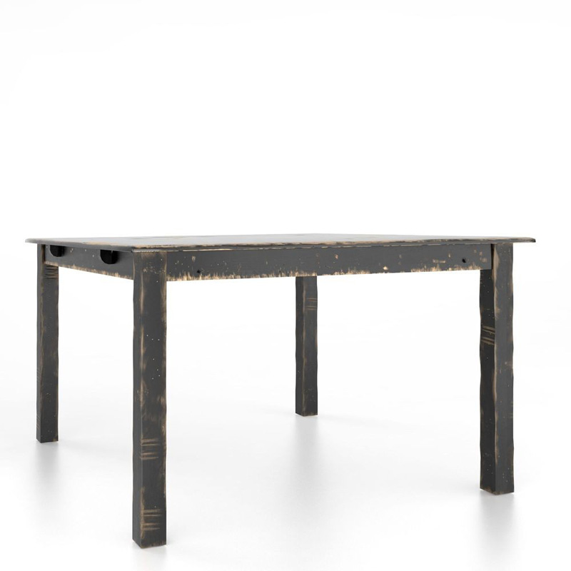 Canadel TSQ6060HG-F High Dining Farmhouse Square table with legs