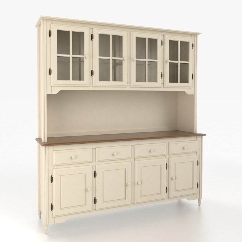 Canadel BUF072000362MOO Custom Dining Classic Contemporary Traditional Transitional Buffet and hutch