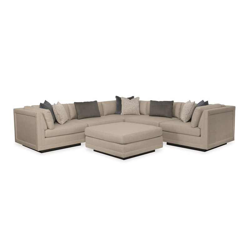 Caracole M050-017-SEC2-A Modern Fusion Upholstery Fusion 6 Piece Sectional