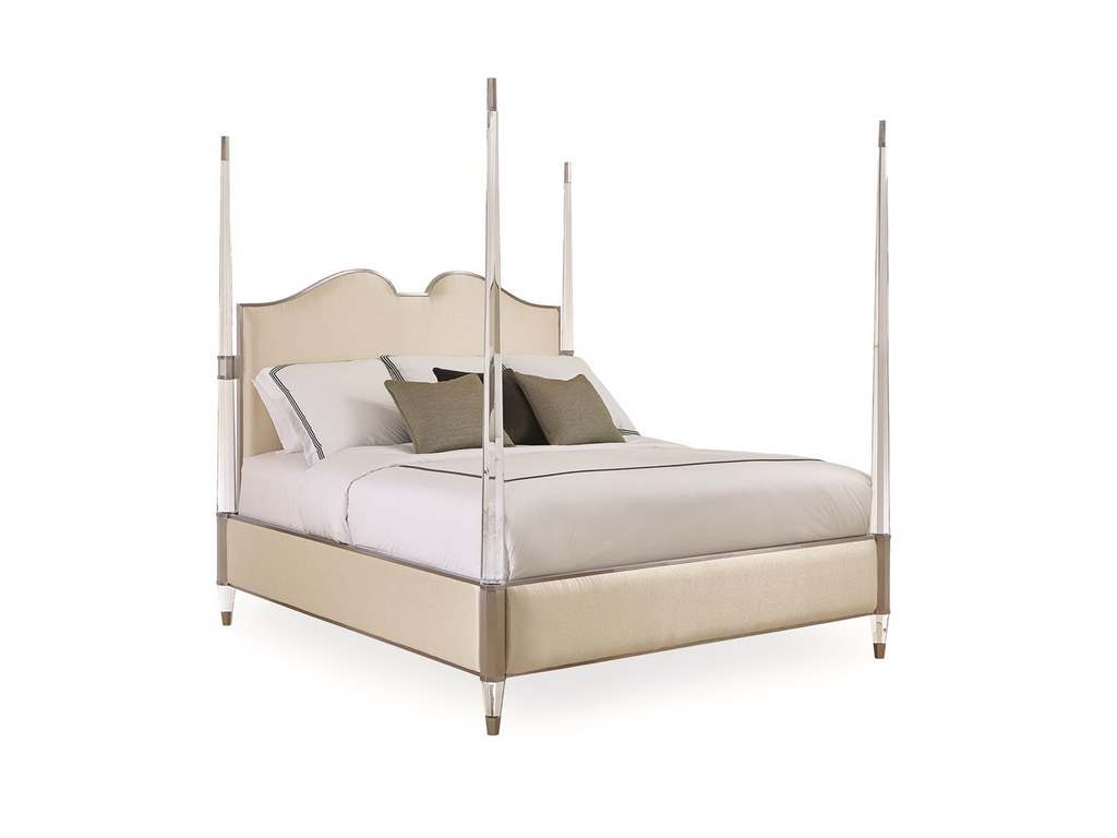 Caracole CLA-417-141 Caracole Classic The Post Is Clear California King Bed