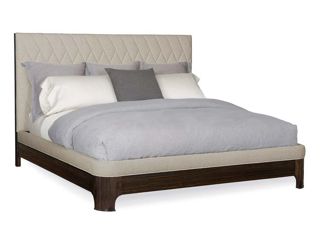 Caracole M023-417-121 Modern Streamline Moderne Bed King