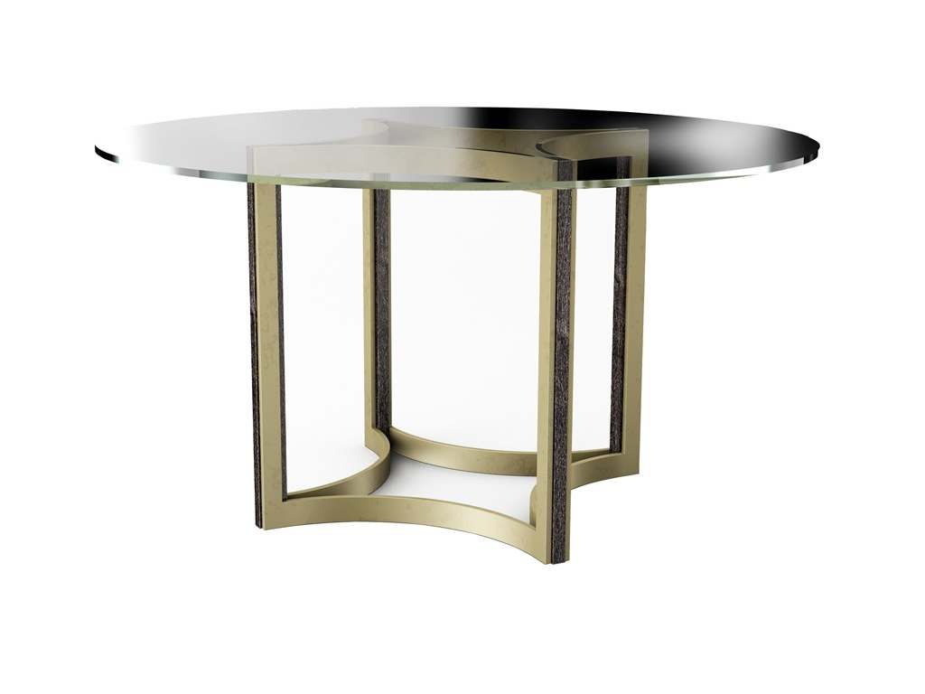 Caracole M112-420-201B Modern Remix ReMix 4 Leg Dining Table Base Dining Table