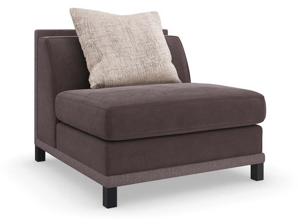 Caracole UPH-423-AS1-A Caracole Upholstery Tuxedo Armless Chair