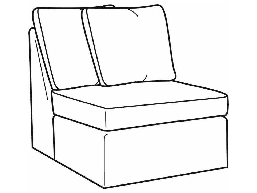 Century LTD5265-11 Century Home Elegance Nest Armless Chair