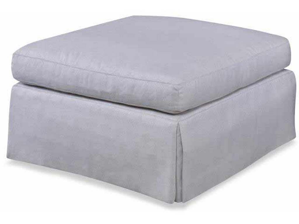 Century 33-2144SK Carrier and Company Uph Diana Skirted Ottoman
