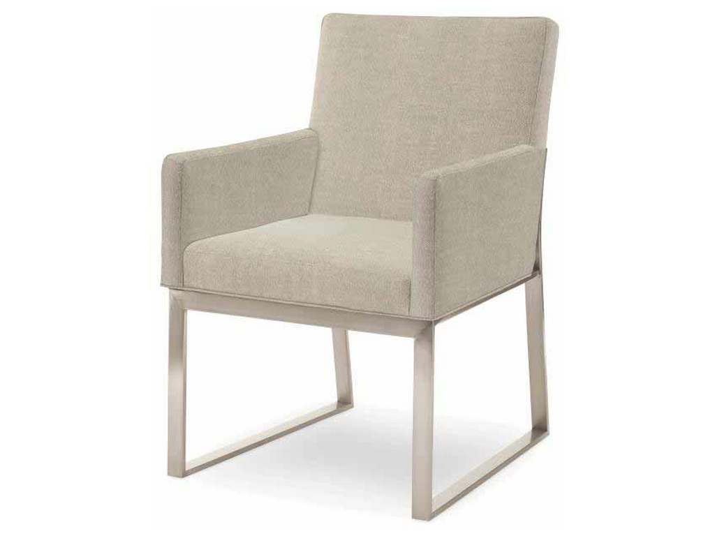 Century 3389A-1 Century Chair Iris Stainless Arm Chair