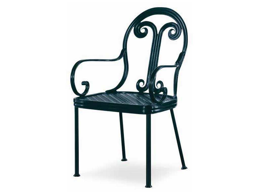 Century AE-D41-52 Thomas O Brien Outdoor Augustine Metal Dining Arm Chair