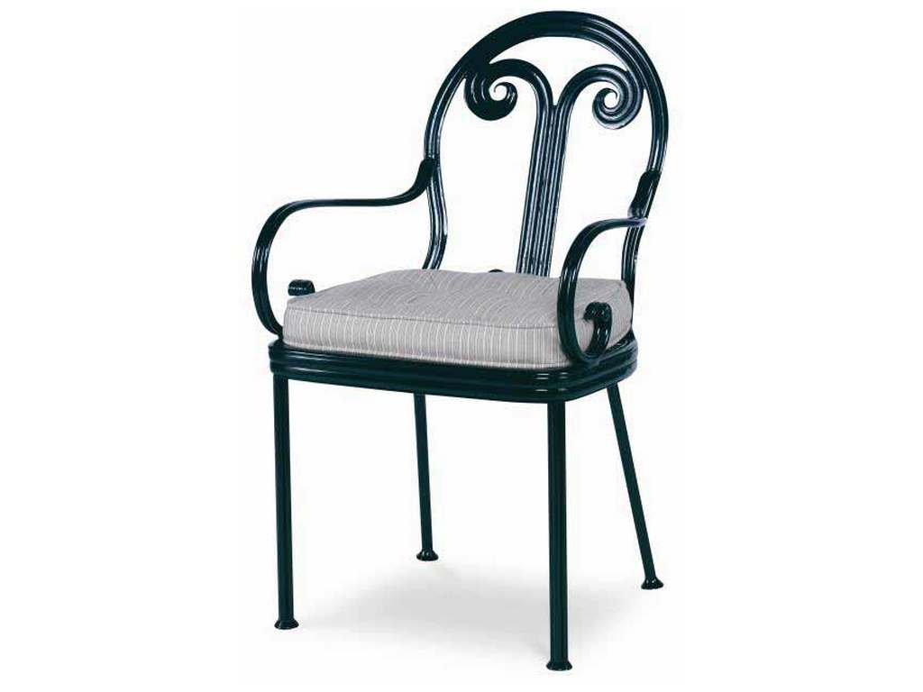 Century AE-D41-52-PAD Thomas O Brien Outdoor Augustine Dining Arm Chair Seat Pad