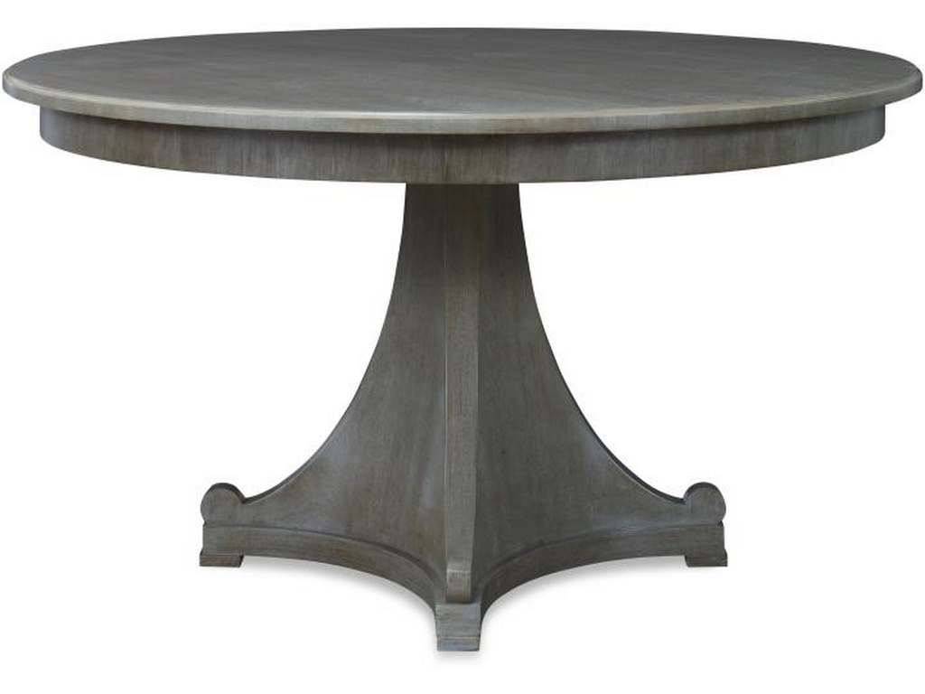 Century AE9-314 Thomas O Brien Dawning 54 Inch Quad Pedestal Round Dining Table