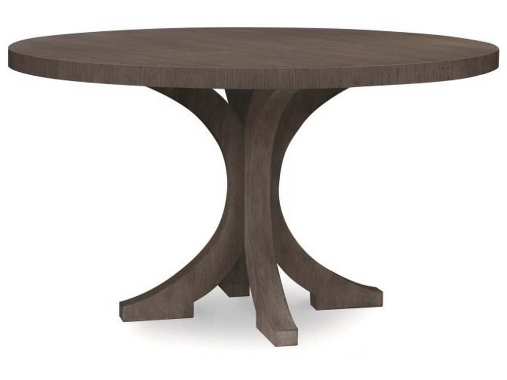 Century CT1001-MK-OAK Curate Carlyle Oak Round Dining Table