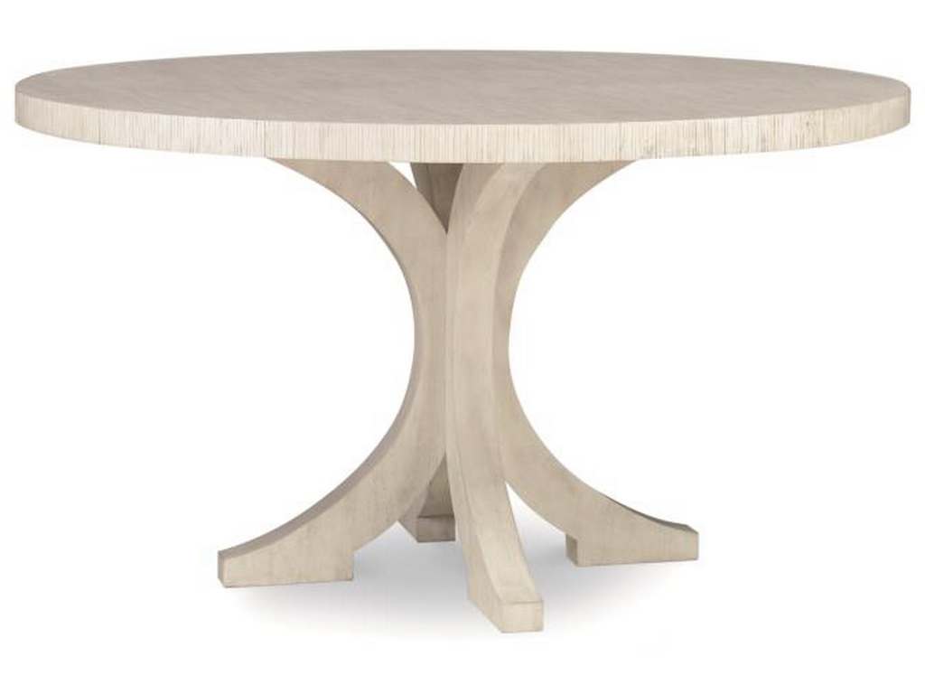 Century CT1001-PN-OAK Curate Carlyle Oak Round Dining Table