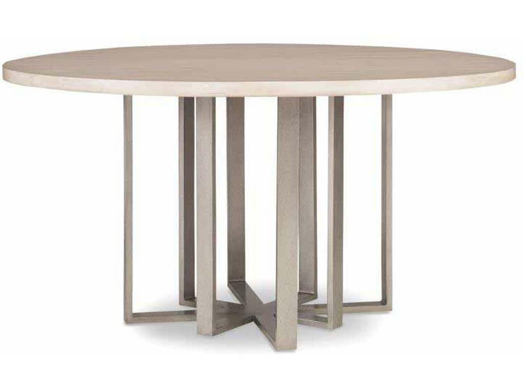 Century CT4007-PN Curate Fripp Round Dining Table Peninsula
