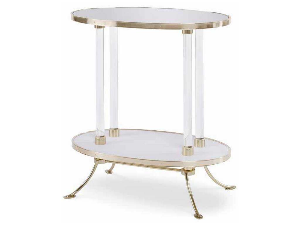 Century I39-626 Windsor Smith Juliet Cigarette Table With Plain Mirror