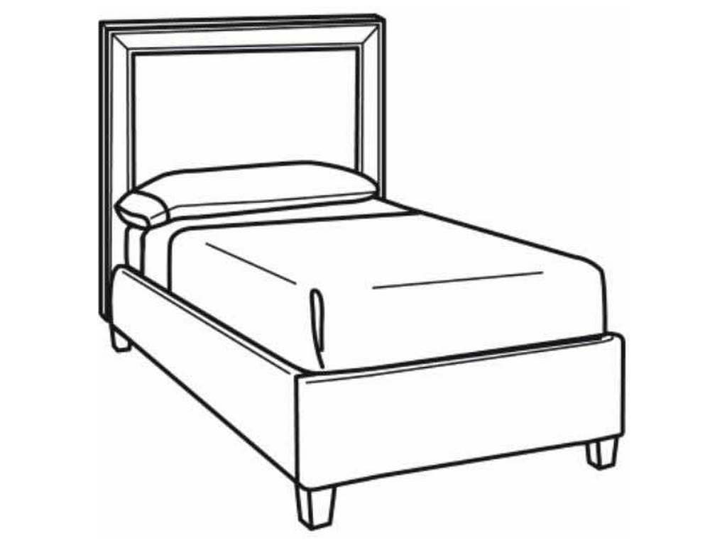 CR Laine BT100-S  Keaton Short Twin Bed