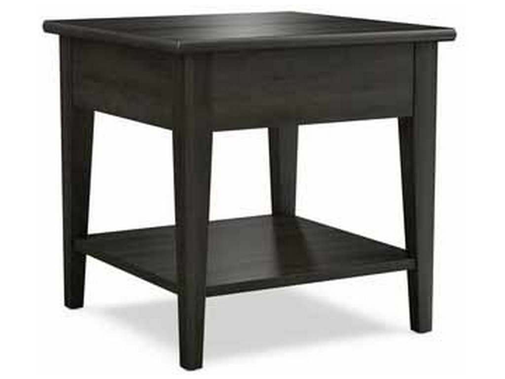Durham 905-531S Solid Accents 24 inch Square End Table with Shelf