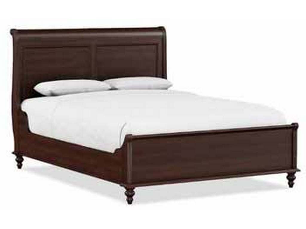Durham 980-127B Savile Row Queen Sleigh Bed with Low Footboard