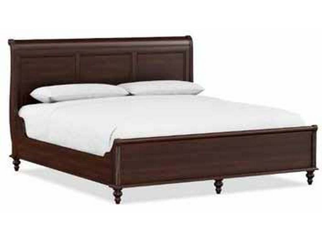 Durham 980-147B Savile Row King Sleigh Bed with Low Footboard