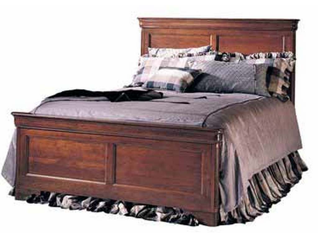Durham 975-144 Chateau Fontaine King Panel Bed
