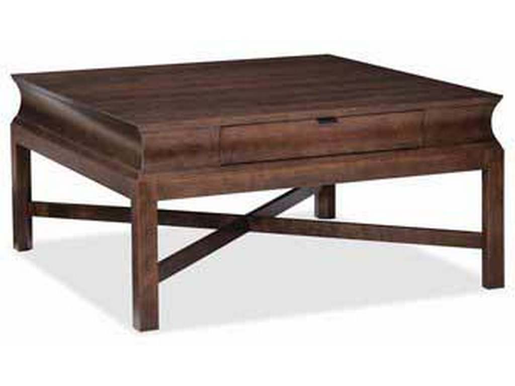 Durham 161-504 Cascata Square 1 Drawer Cocktail Table
