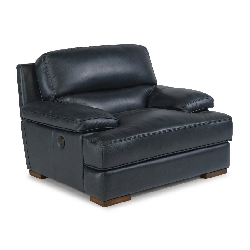 Flexsteel 1113-15P Jade Leather Power-Back Chair
