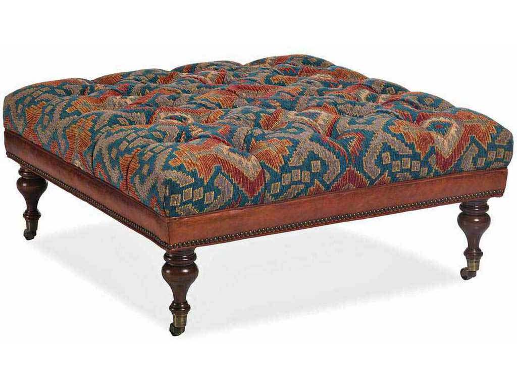 Hancock and Moore Y023737CCT Your Way Leather Ottoman