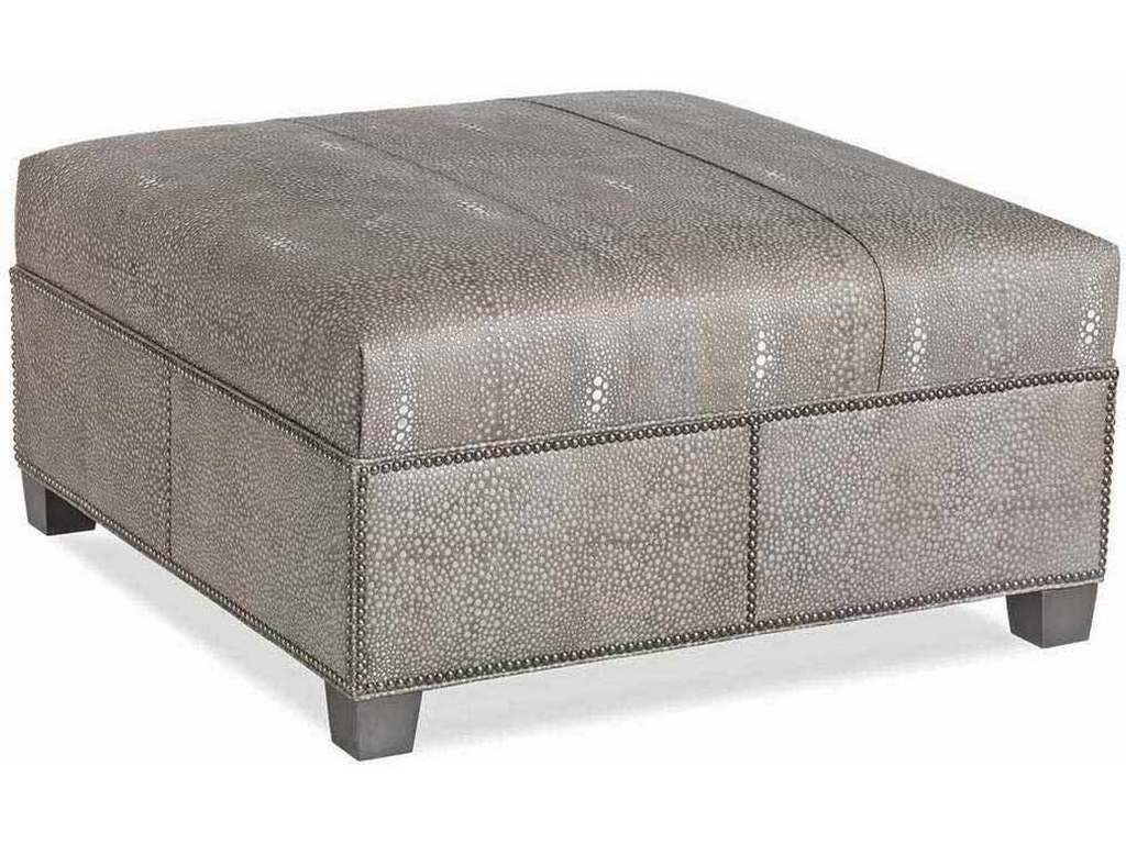Hancock and Moore Y033737TLP Your Way Leather Ottoman