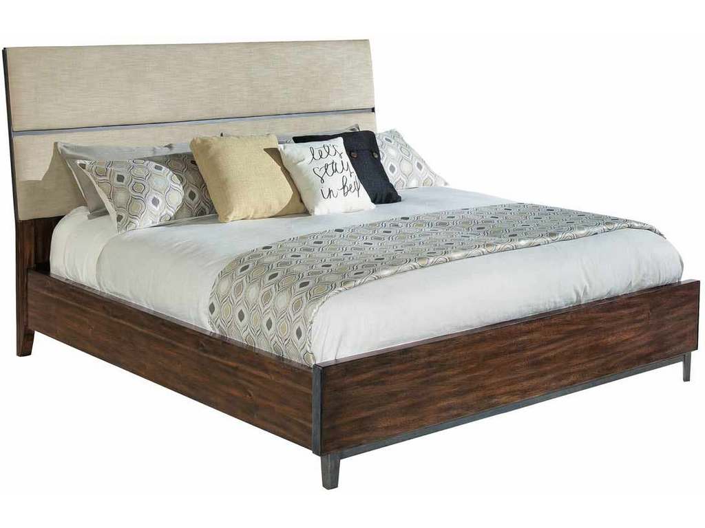 Hekman 24368 Monterey Point King Upholstered Planked Panel Bed
