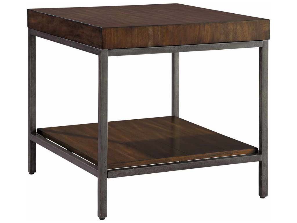 Hekman 24303 Monterey Point Planked Top End Table