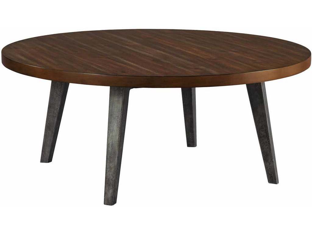 Hekman 24305 Monterey Point Splayed Leg Round Coffee Table