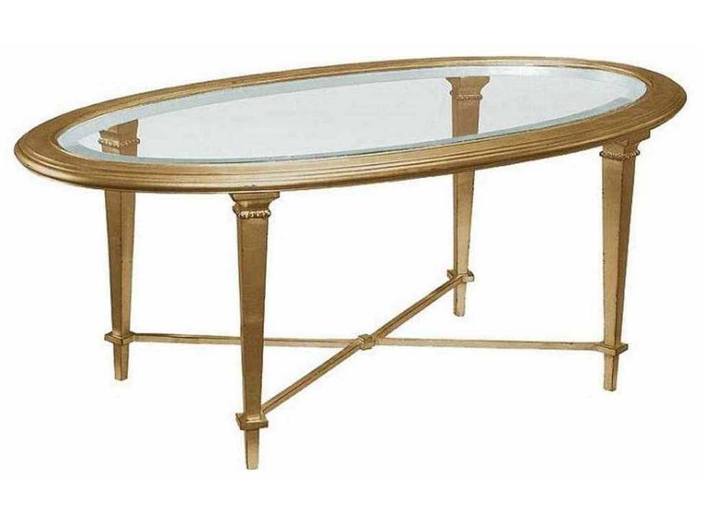Hickory Chair HC2579-10 James River Bristol Oval Cocktail Table