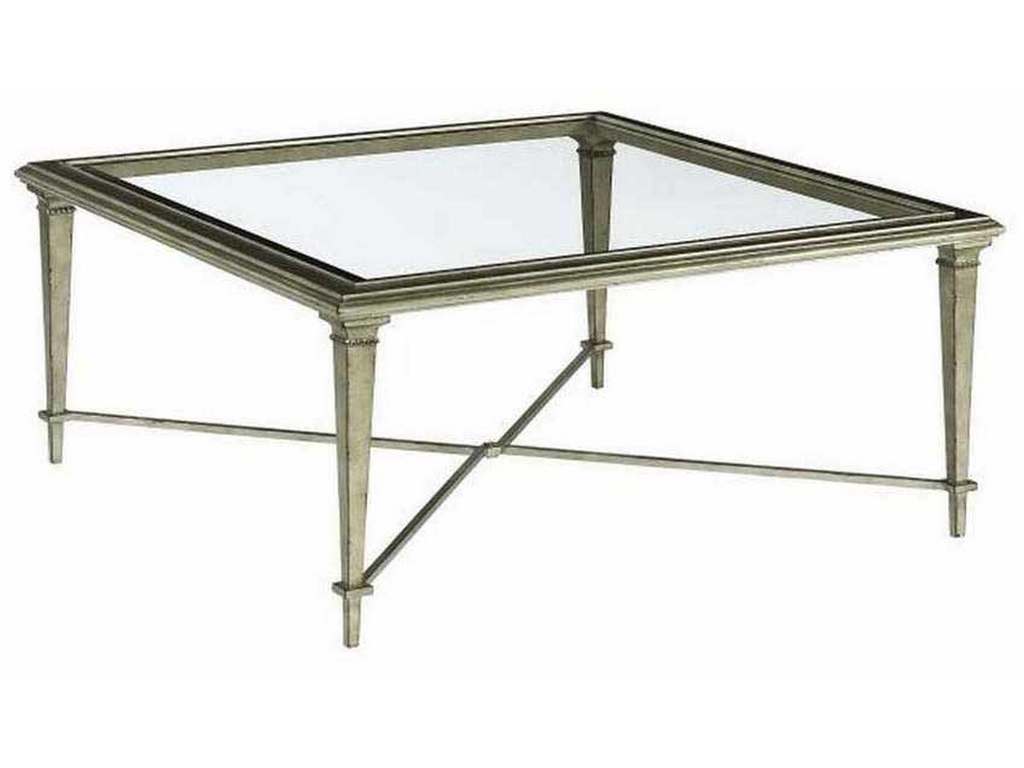 Hickory Chair HC2581-20 James River Bristol Square Cocktail Table Silver