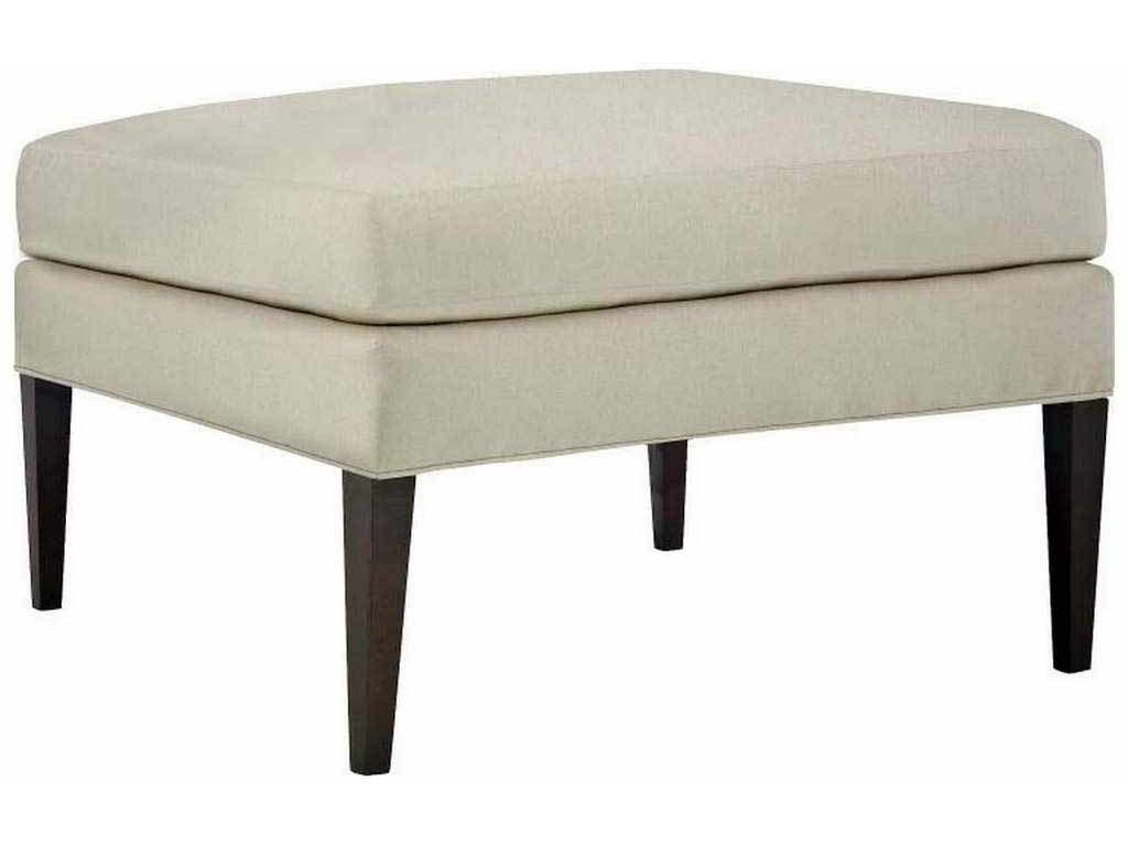 Hickory Chair HC702-29 Hartwood Maud Ottoman With Tapered Legs