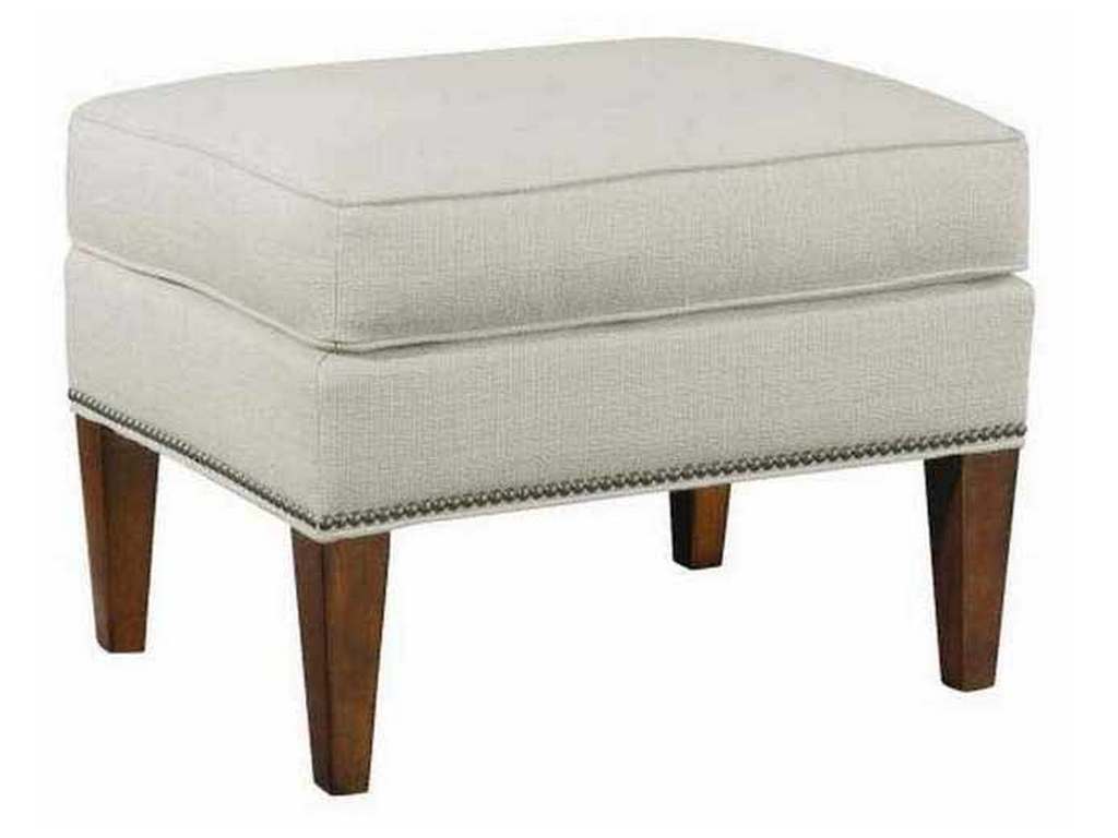 Hickory Chair HC7631-29 Mariette Himes Gomez Holly Exposed Leg Ottoman