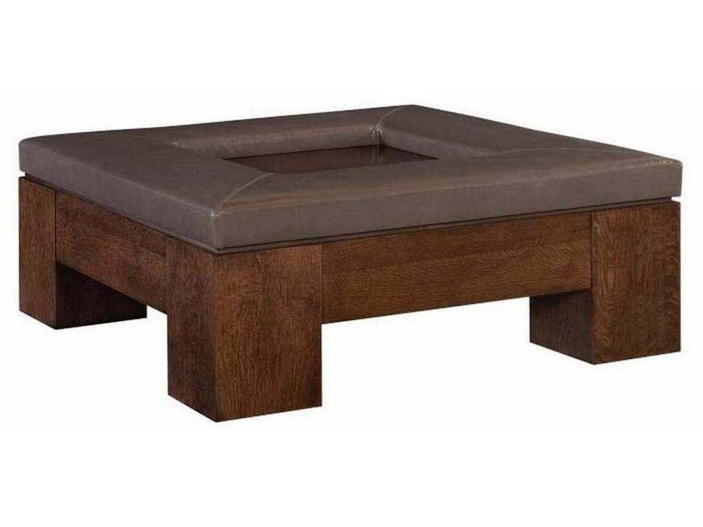 Hickory Chair HC975454-70U Made For You Mikos Cocktail Table Uph Top