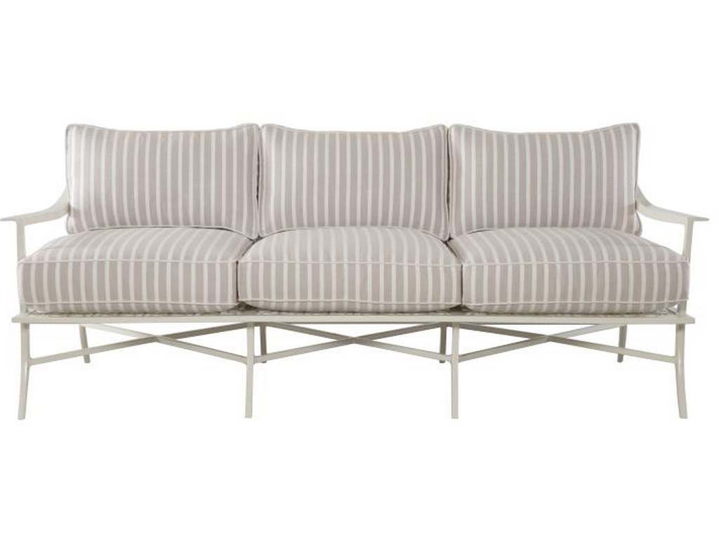 Hickory Chair HCD8900-83-W Hable Outdoor Haret Sofa Cloud White