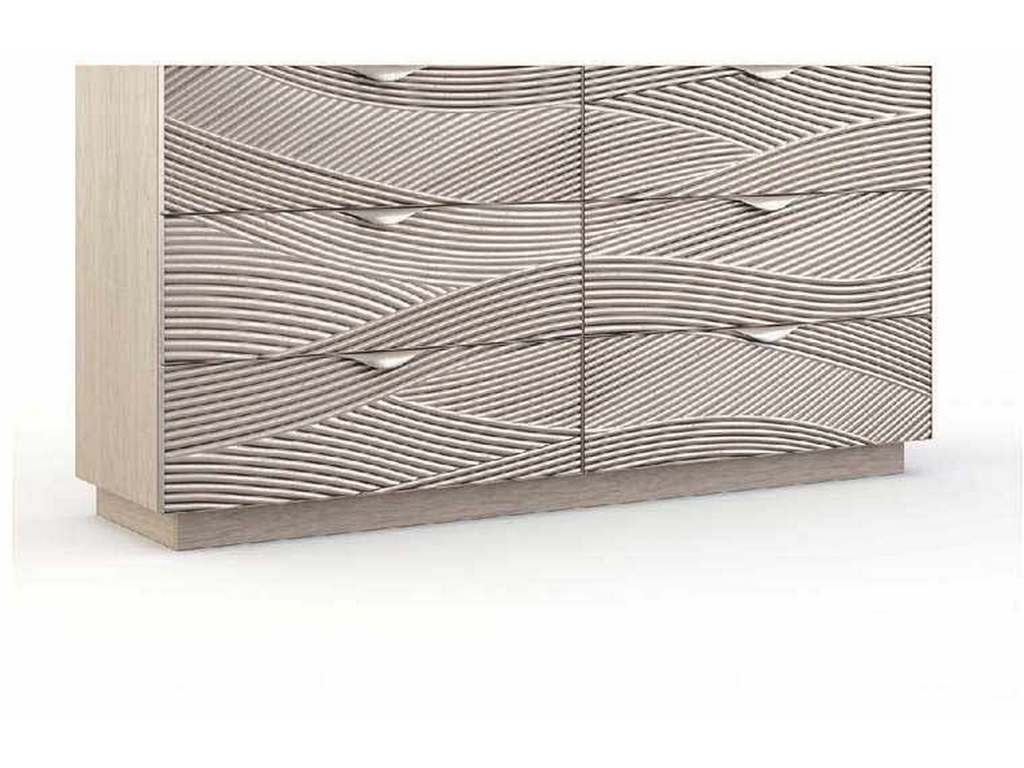 Jonathan Charles 001-1-711-CAL Water Capillary Cast Metal Texture Double Dresser