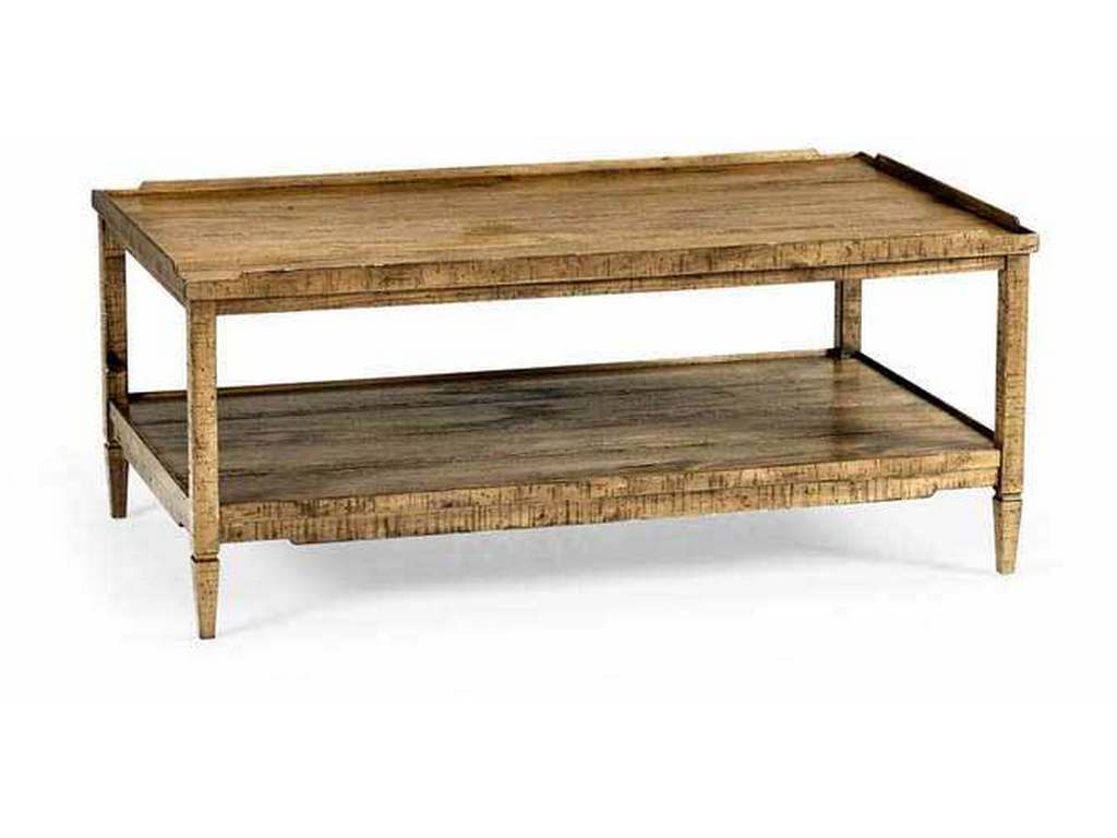 Jonathan Charles 491021-DTM JC Casual Casual Distressed Coffee Table