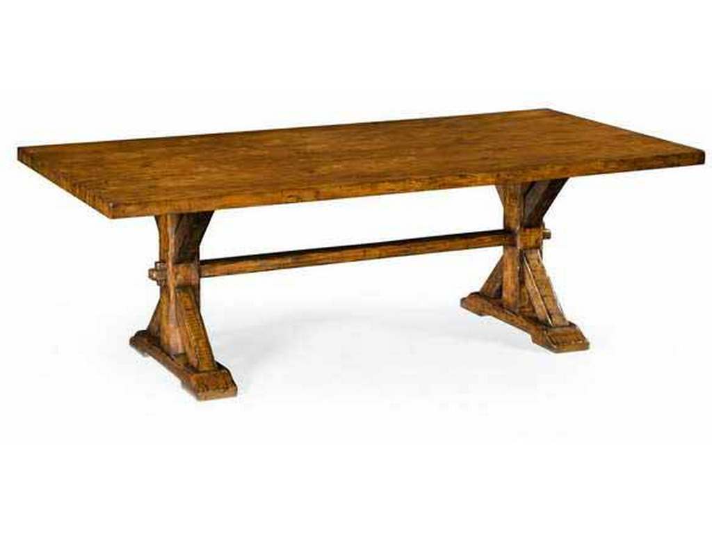 Jonathan Charles 491059-90L-CFW JC Casual Solid Wood Dining Table