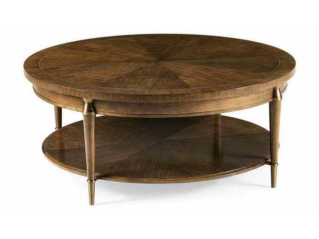 Jonathan Charles 500359-WTL Toulouse Round Cocktail Table