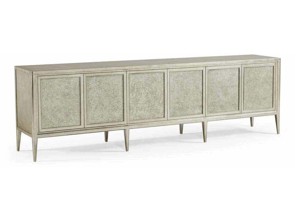 Jonathan Charles 500374-107L-SIL Toulouse Entertainment Cabinet