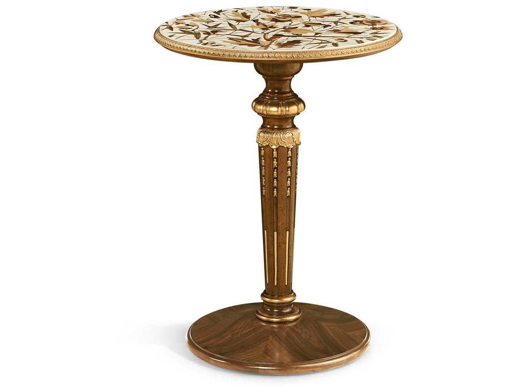 Jonathan Charles 007-3-DQ0-OLP JC Traditional Trianon Accent Table