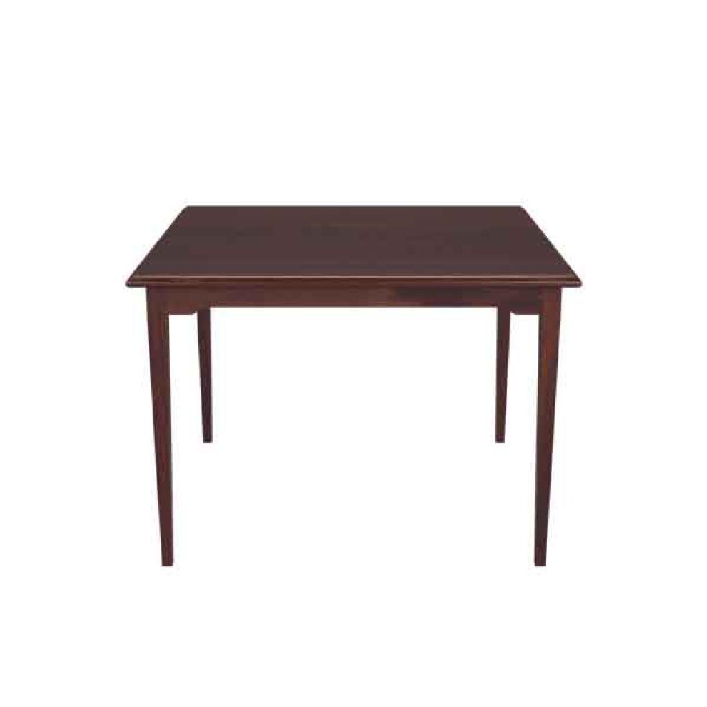Kellex HC30609 Wood Table 42 inch x 42 inch Square with Wood Tapered Legs No Ferrules Shipped Kd